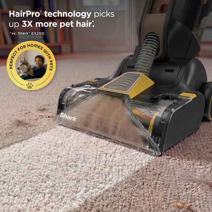 Shark Carpetforce Hairpro Upright Carpet Cleaner with PowerFins - Model EX551
