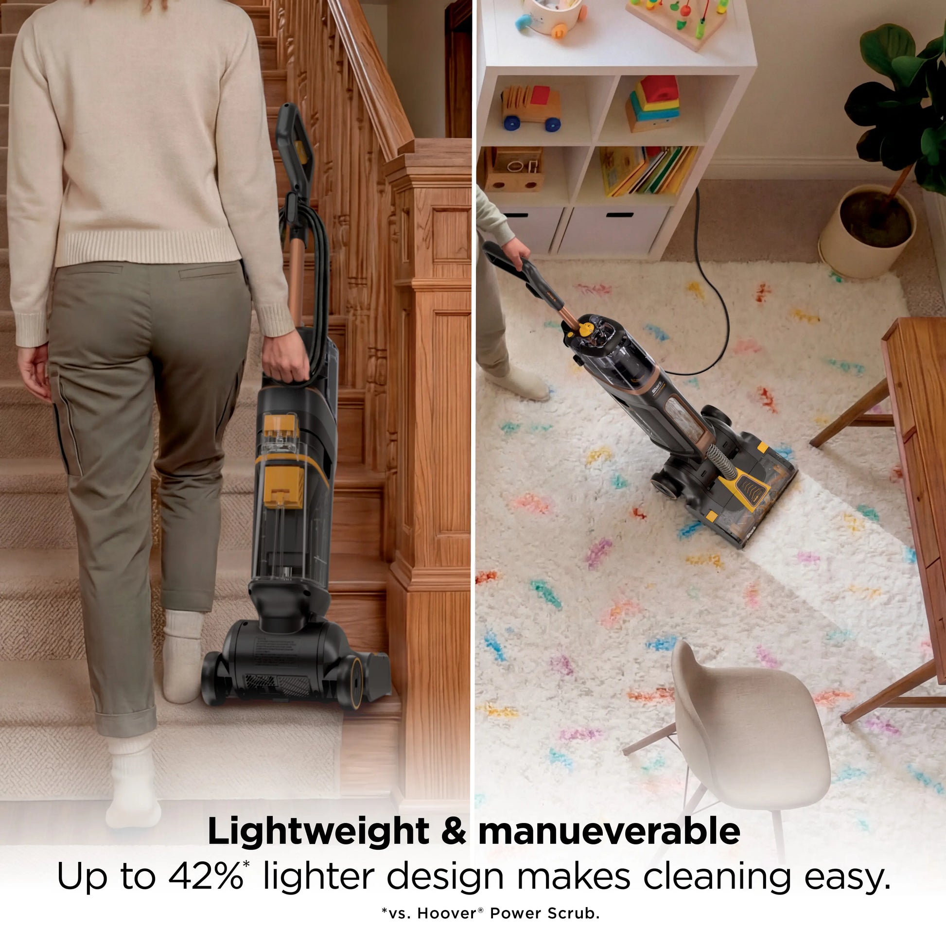 Shark Carpetforce Hairpro Upright Carpet Cleaner with PowerFins - Model EX551