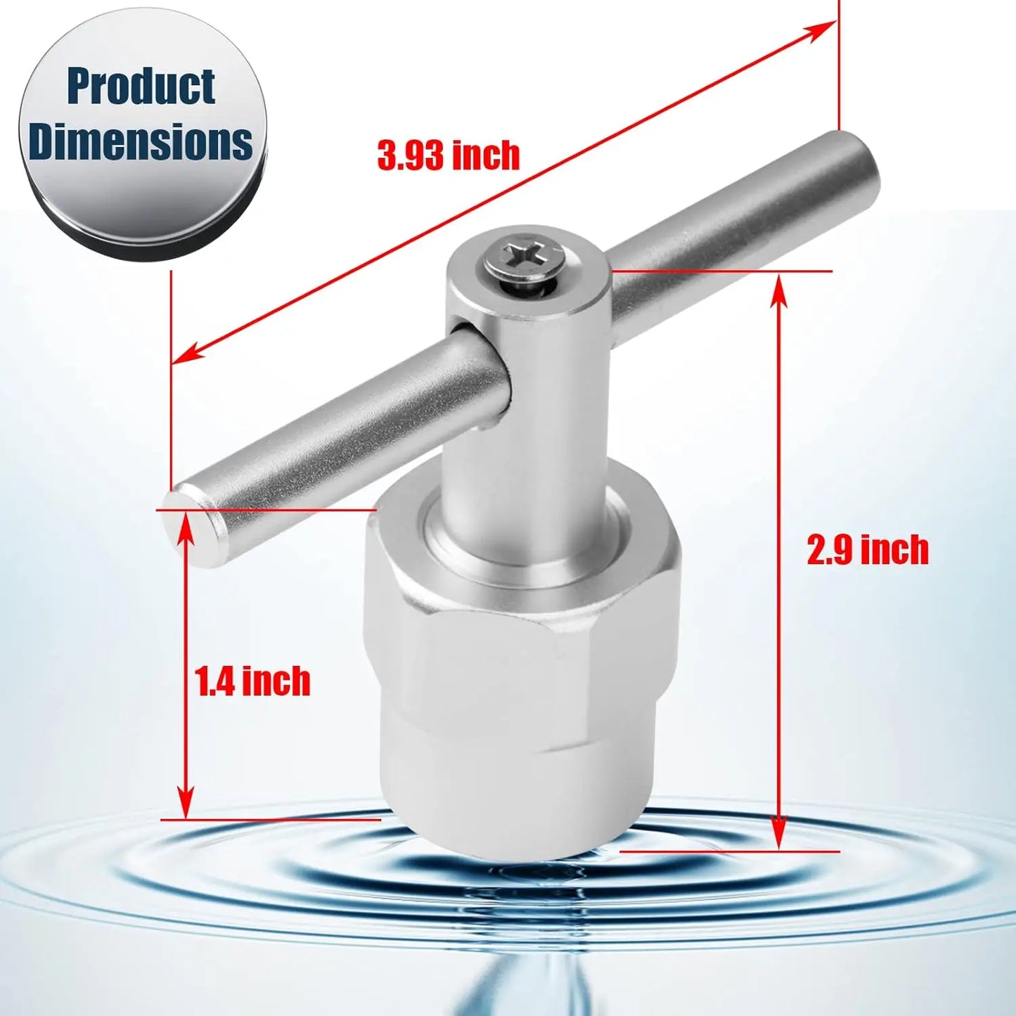 Cartridge Removal Tool, Cartridge Puller Compatible with Moen 1200, 1222, & 1225 Single Handle Cartridges Summerwins (Cartridges Not Included)